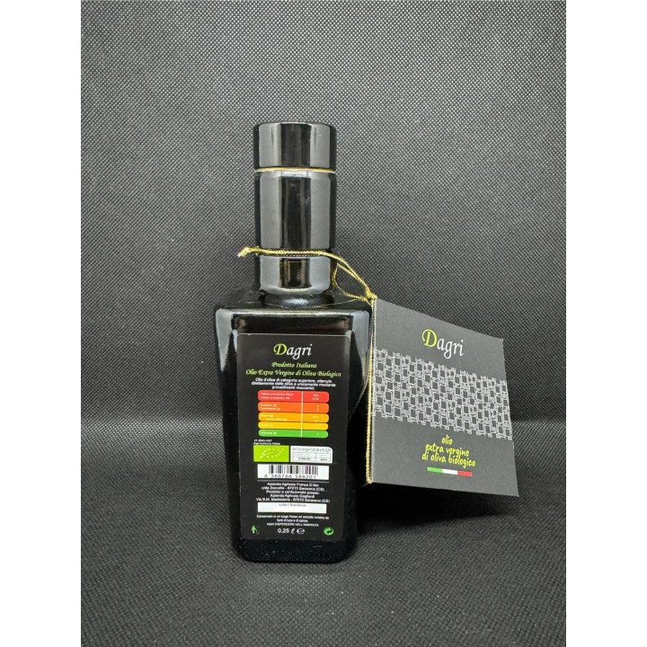 Bottiglia olio extravergine biologico 250cl